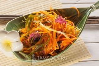 Морковь по-корейски с водорослями