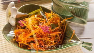 морковь по-корейски с водорослями