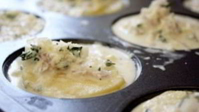 новогодняя закуска из сыра и картофеля