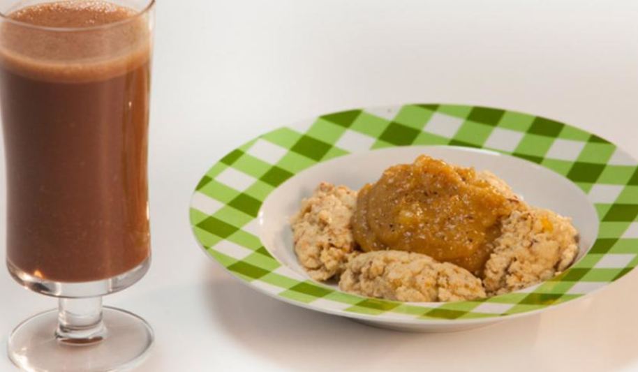 Рецепт бананового омлета с банановым кремом