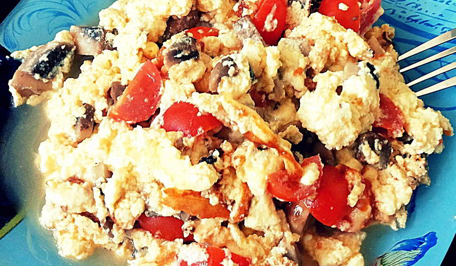 Рецепт французского омлета с грибами