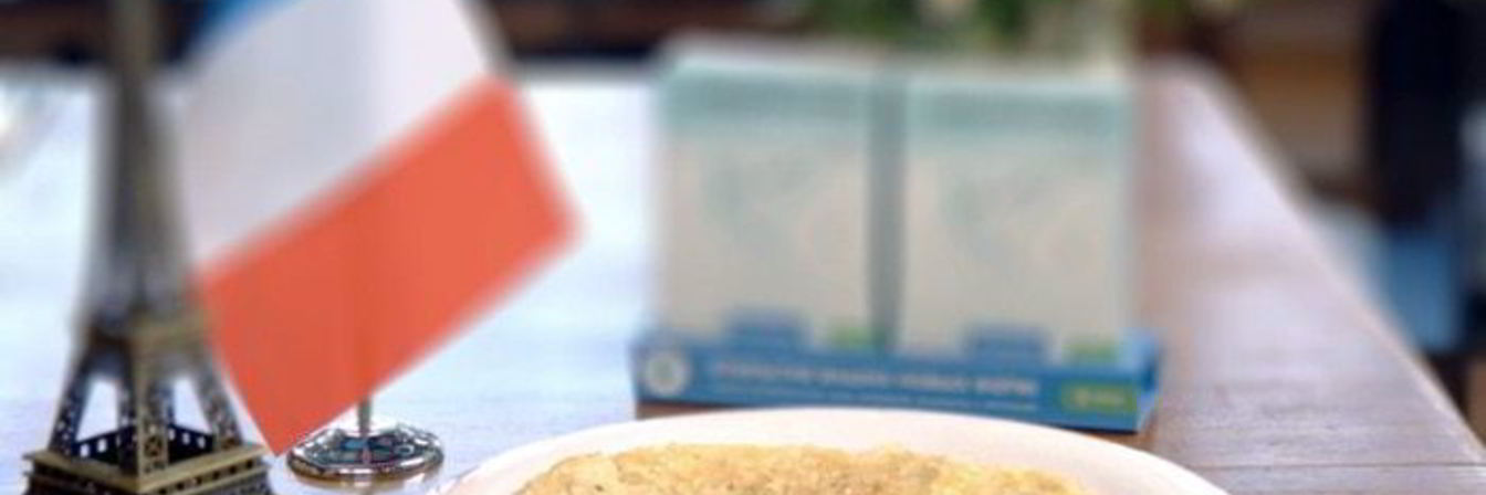 Французский омлет с кабачком