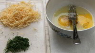 французский омлет с сыром