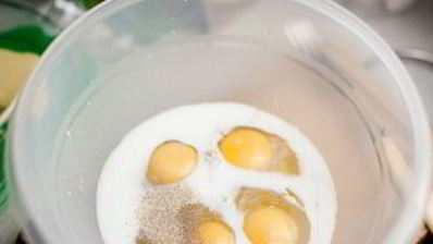 французский омлет с сыром