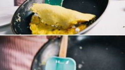 французский омлет с сыром