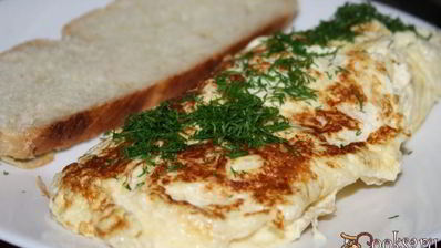 французский сливочный омлет