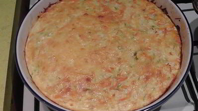 фриттата из кабачков и моркови