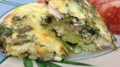 фриттата с кабачками