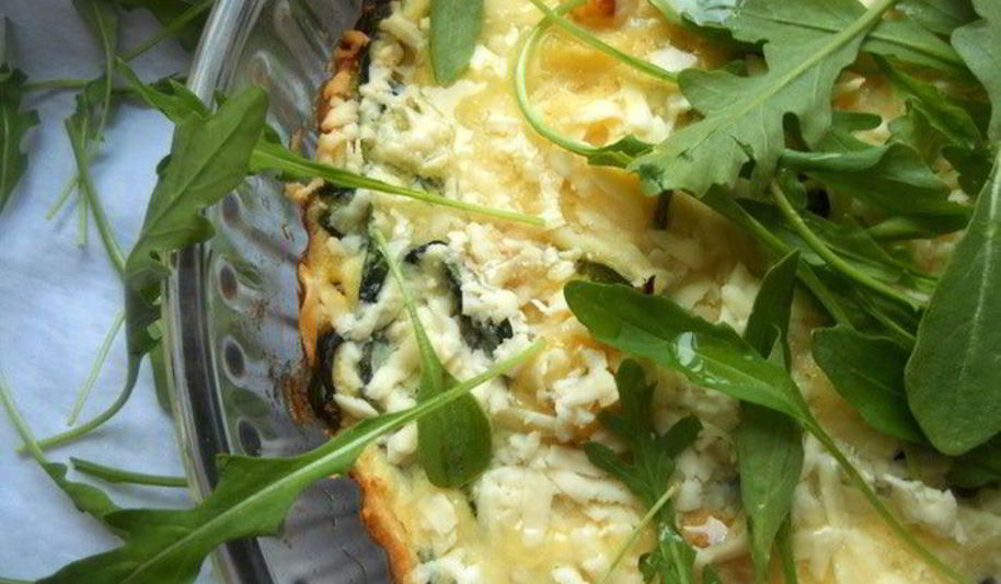 Рецепт фриттаты с картофелем, шпинатом и творожным сыром
