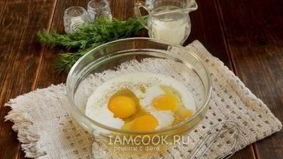 фриттата с хлебом