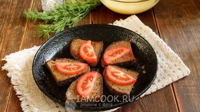 фриттата с хлебом