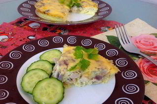 Фриттата с курицей