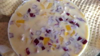 фриттата с курицей