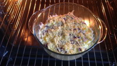 фриттата с курицей