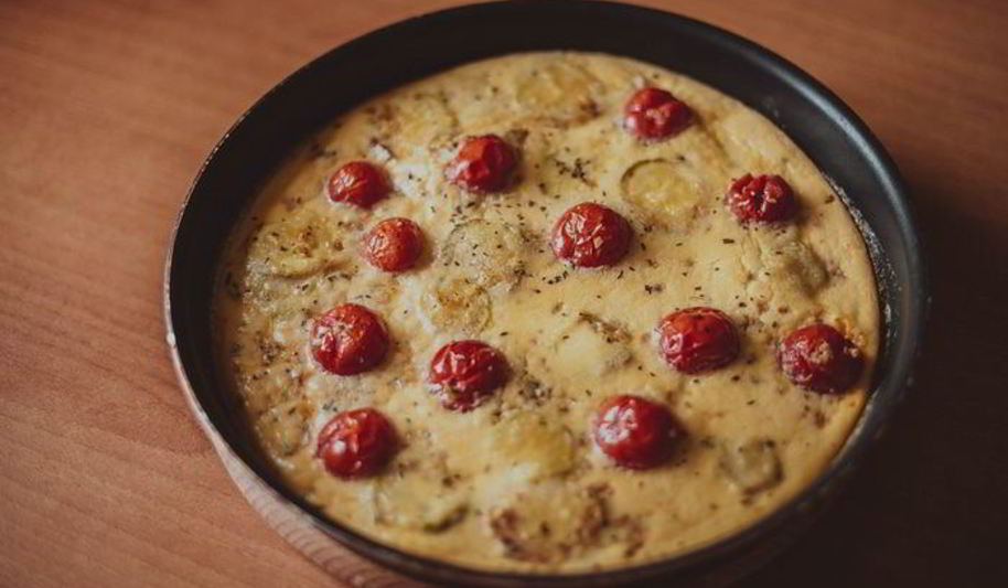 Рецепт фриттаты с томатами черри