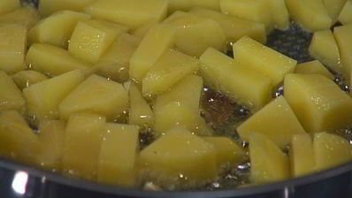 испанский омлет с копченым лососем