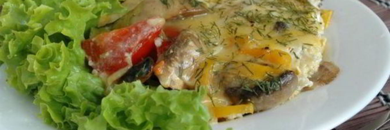 Картофельная фриттата с овощами