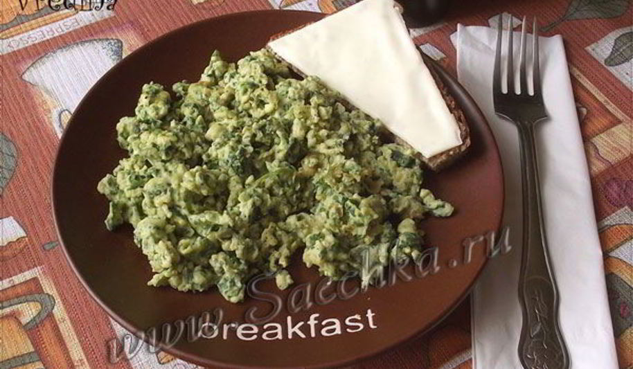 Рецепт кюкю из зелени