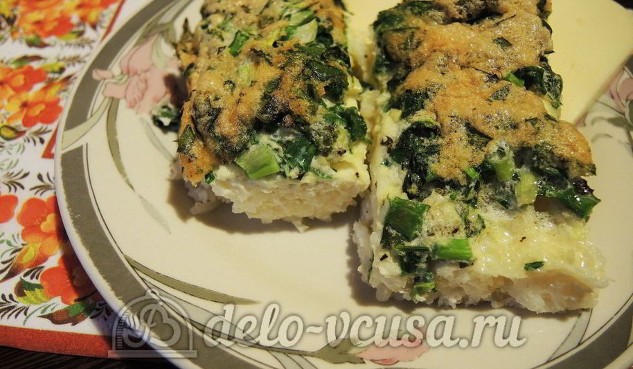 Рецепт кюкю — омлета с зеленью