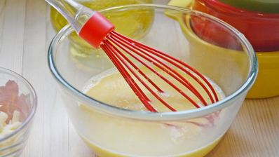 нежный омлет в микроволновке за 3 минуты