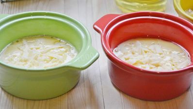 нежный омлет в микроволновке за 3 минуты