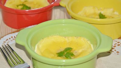 нежный омлет в микроволновке за 3 минуты