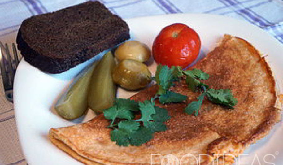 Рецепт омлета из рыбной икры