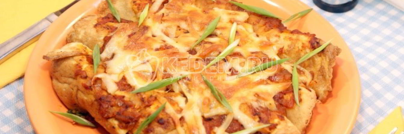 Омлет из яиц с начинкой