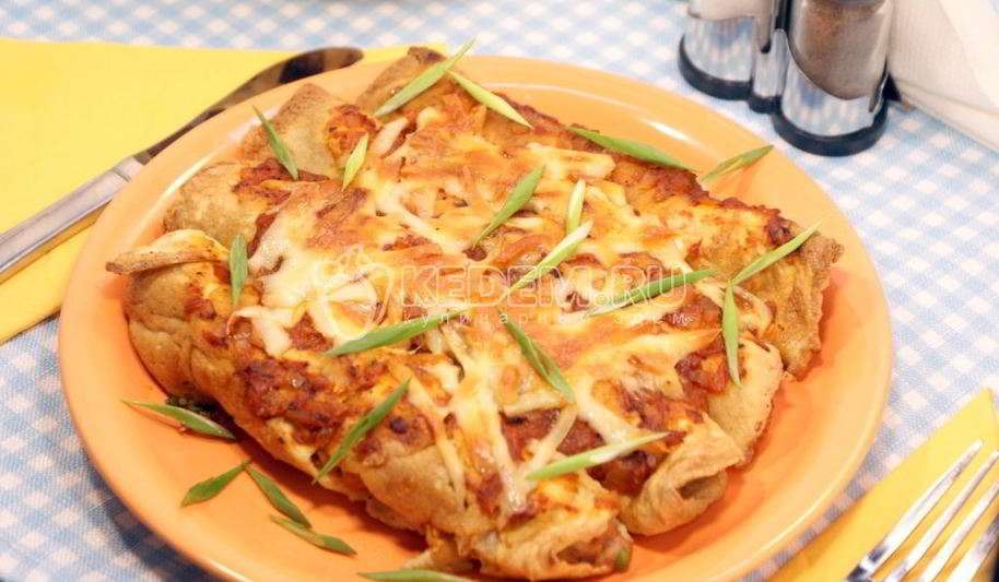 Рецепт омлета из яиц с начинкой