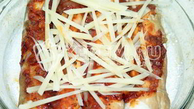 омлет из яиц с начинкой