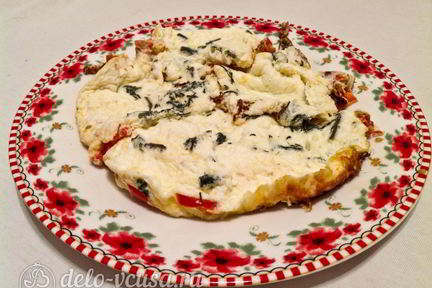 Омлет на кефире