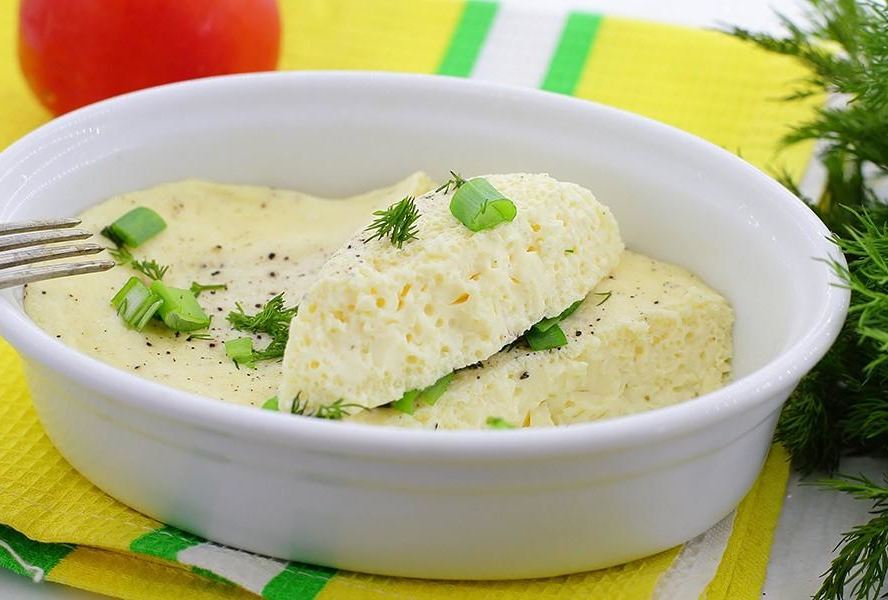 Омлет на пару в мультиварке