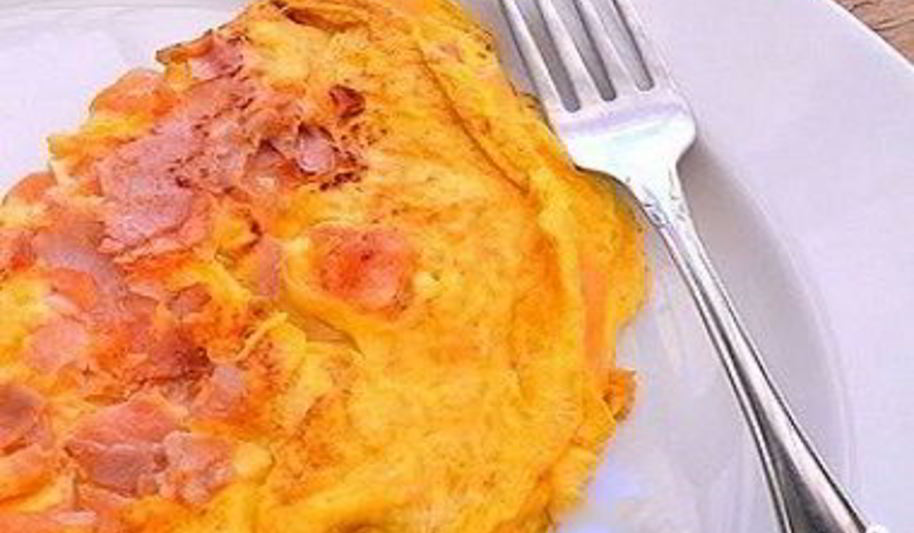 Рецепт омлета на сковороде