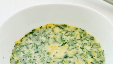 омлет с беконом в порционных формочках