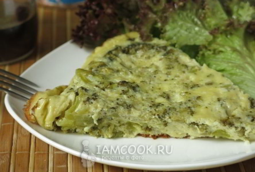 Омлет с брокколи в мультиварке