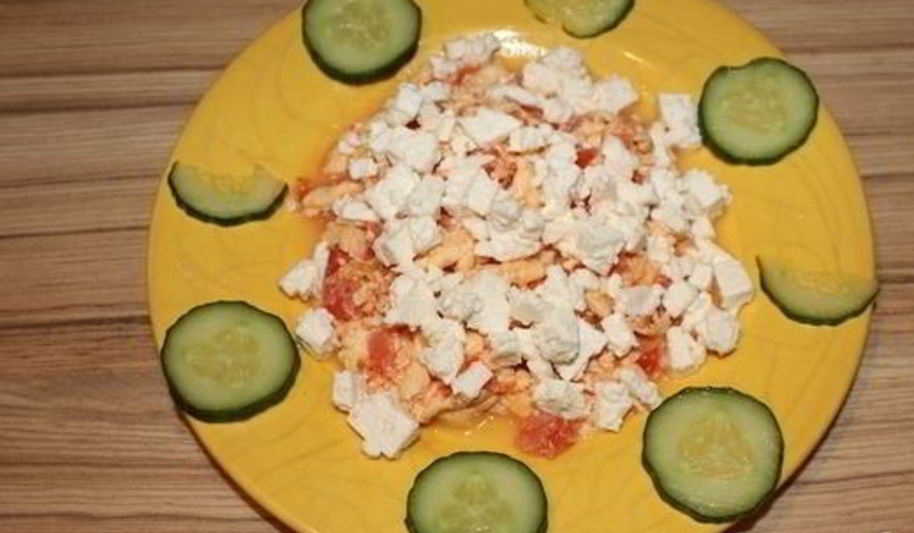 Рецепт омлета с брынзой