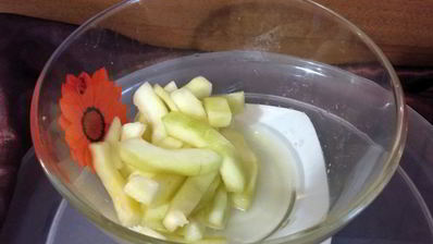 омлет с кабачком и мятой