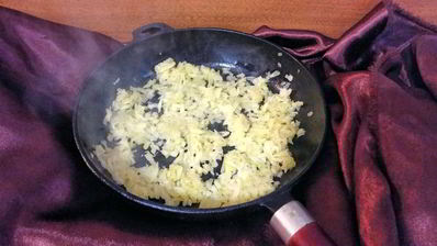 омлет с кабачком и мятой