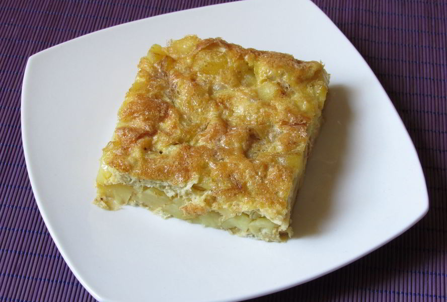 Омлет с картошкой