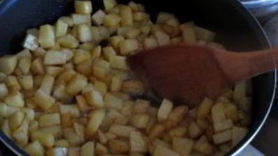 омлет с картошкой