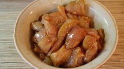 омлет с куриным филе