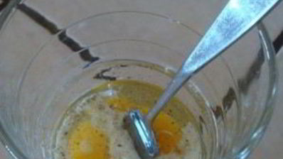 омлет с куриным филе