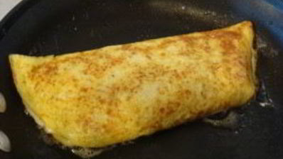 омлет с куриным филе