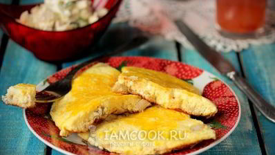 омлет с курицей