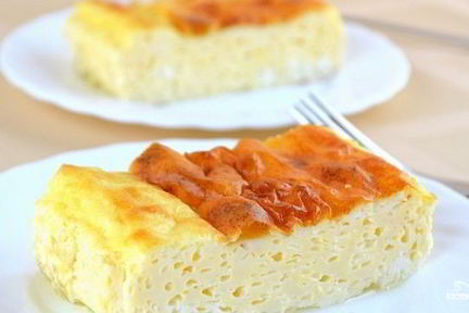 Омлет с молоком в духовке