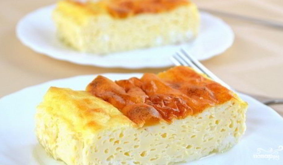 Рецепт омлета с молоком в духовке