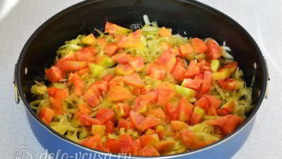 омлет с овощами в духовке