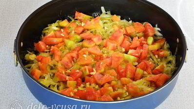 омлет с овощами в духовке