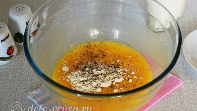 омлет с овощами в духовке