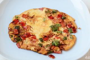 Омлет с перцем